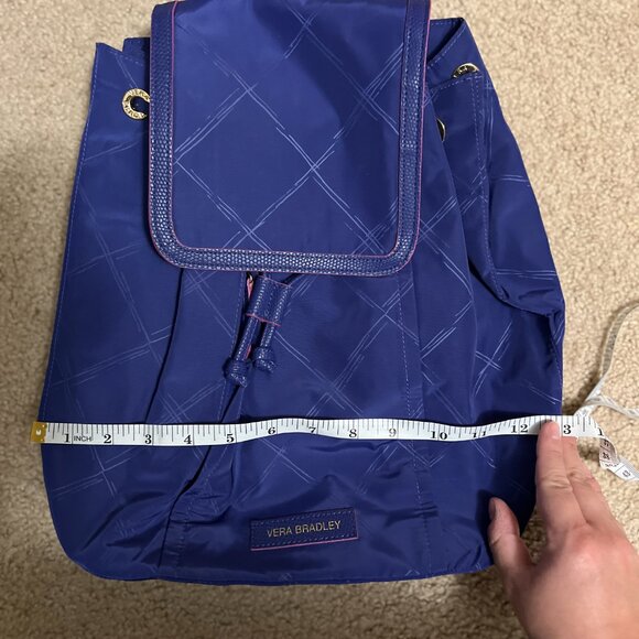 Vera Bradley Preppy Poly Backpack, Violet - Picture 5 of 7